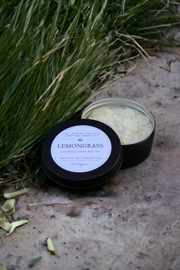 Lemongrass Whipped Body Butter - Timeless Skin Formula