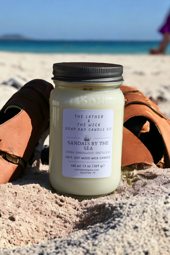 Sandals By The Sea - Wood Wick Candle