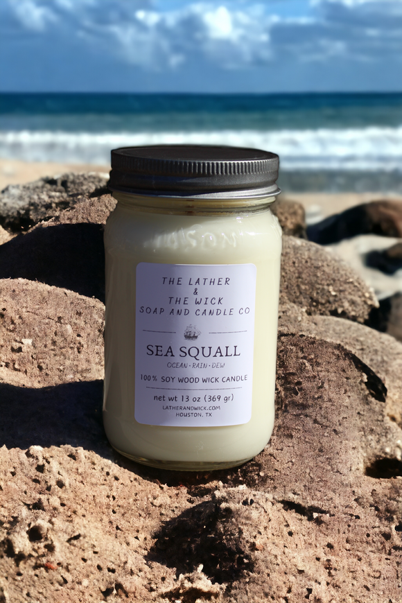 Sea Squall - Wood Wick Candle