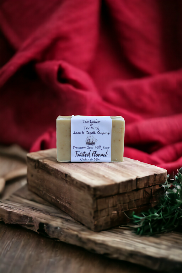 Twisted Flannel Goat Milk Soap
