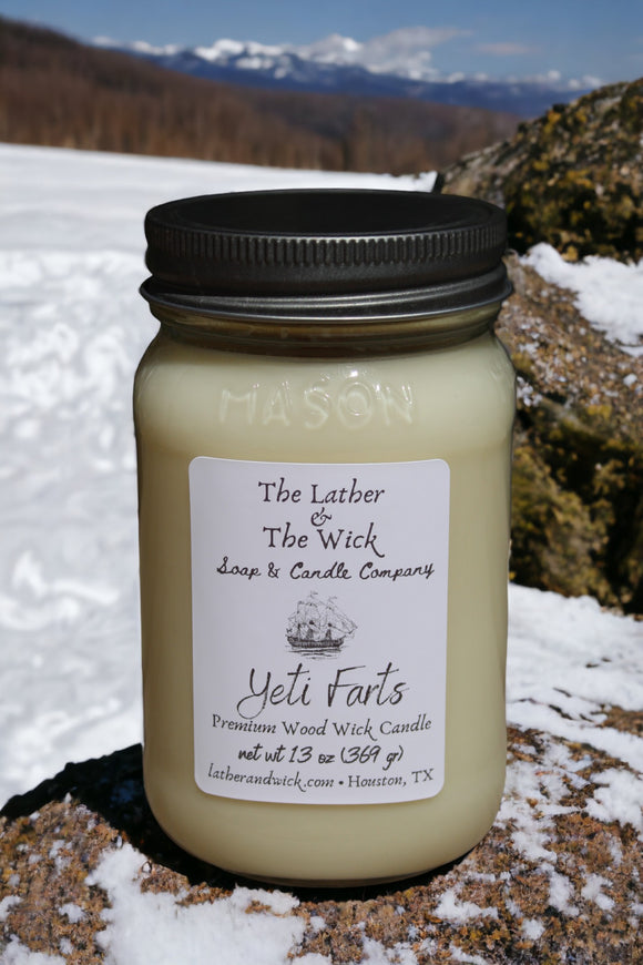 Yeti Farts - Wood Wick Soy Candle