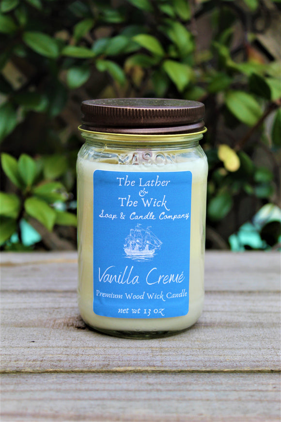 Vanilla Creme - Wood Wick Soy Candle